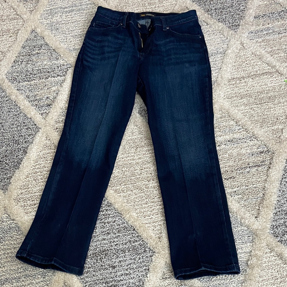 Lee Women's Deep Indigo Flare Jeans